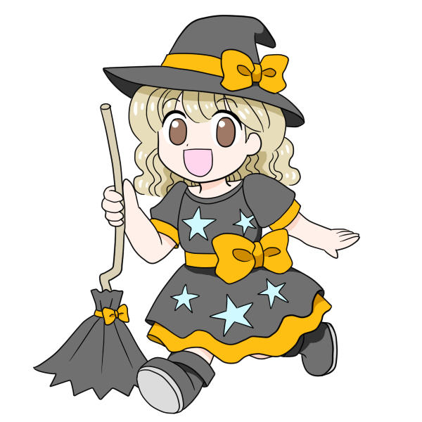 ハロウィン イラスト 女の子詳細 7位