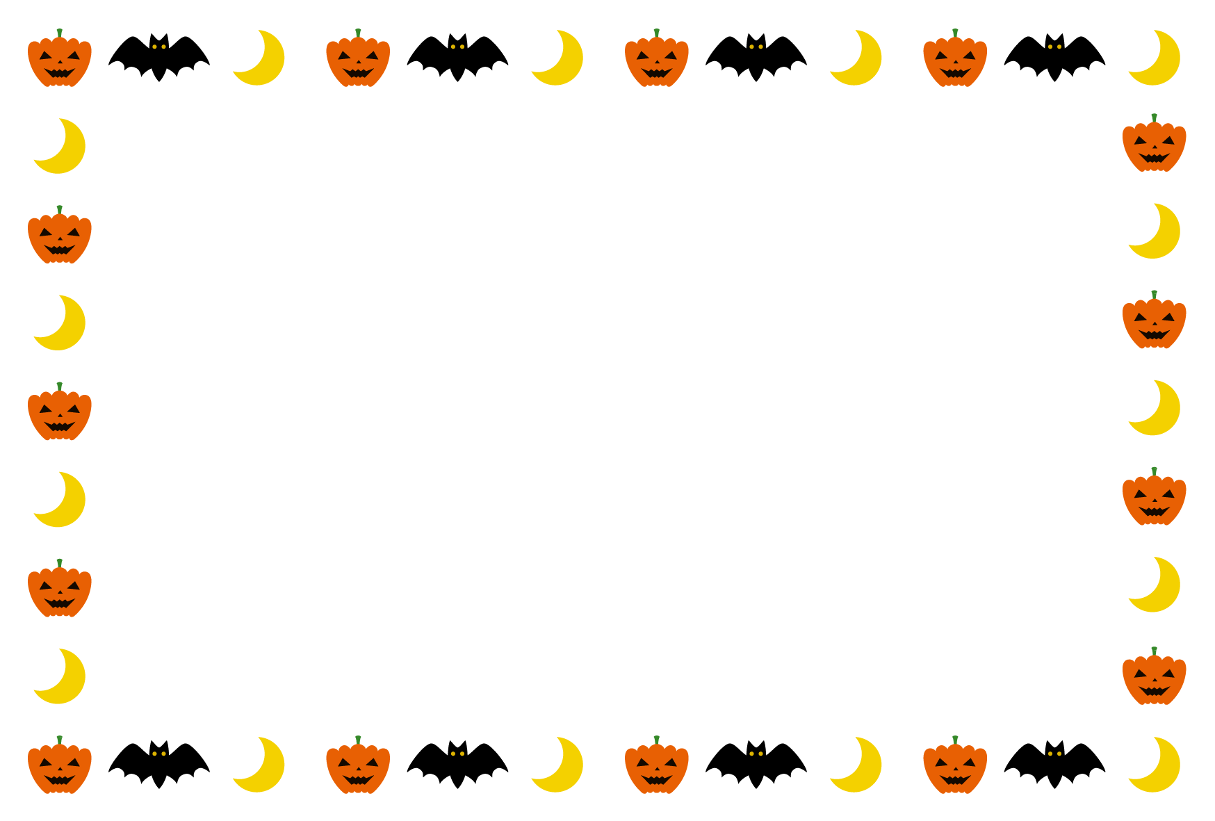 ハロウィン イラスト 枠詳細 11位