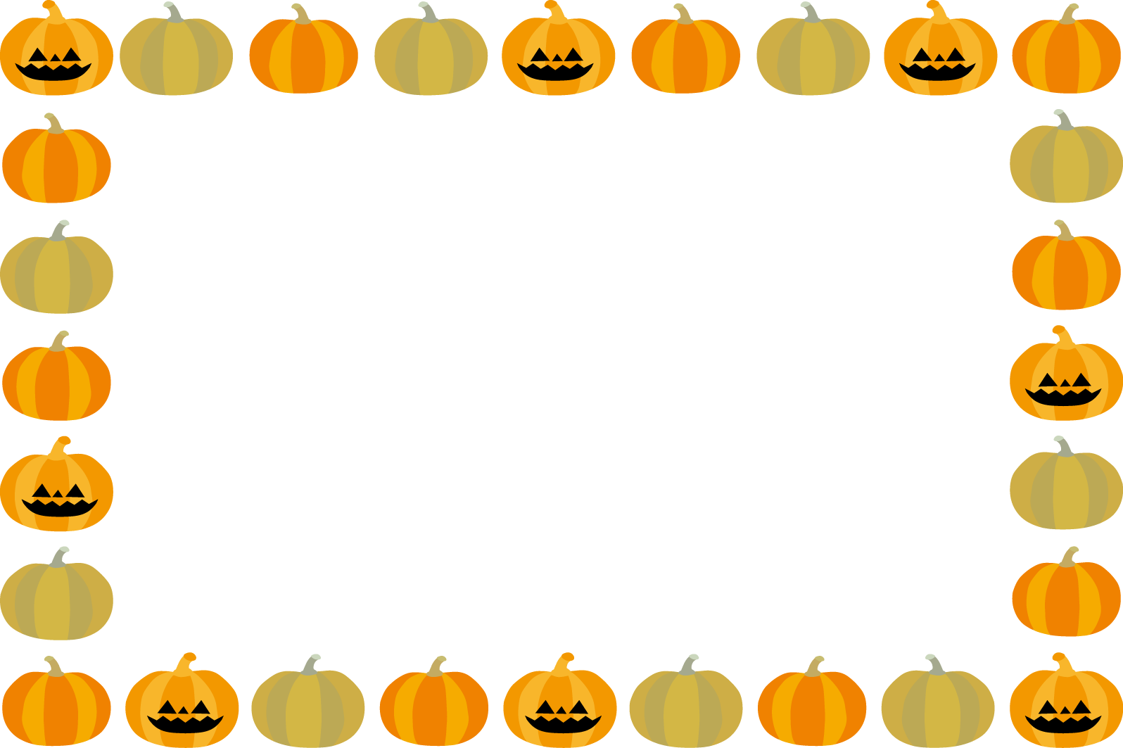 ハロウィン イラスト 枠詳細 9位