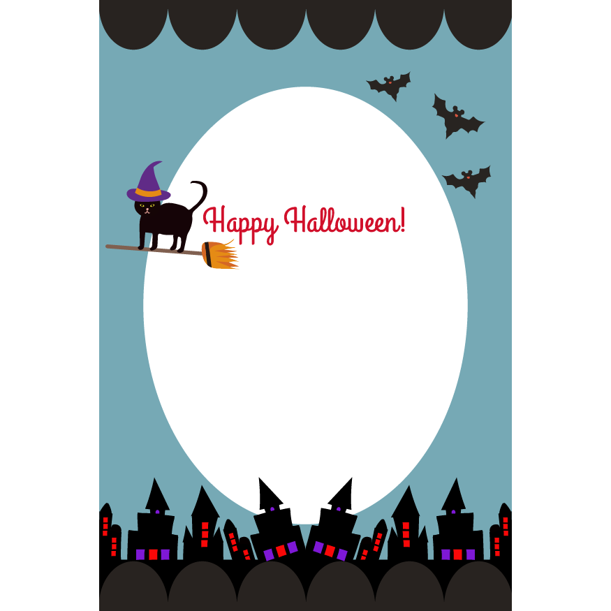 ハロウィン カード 手書き詳細 4位