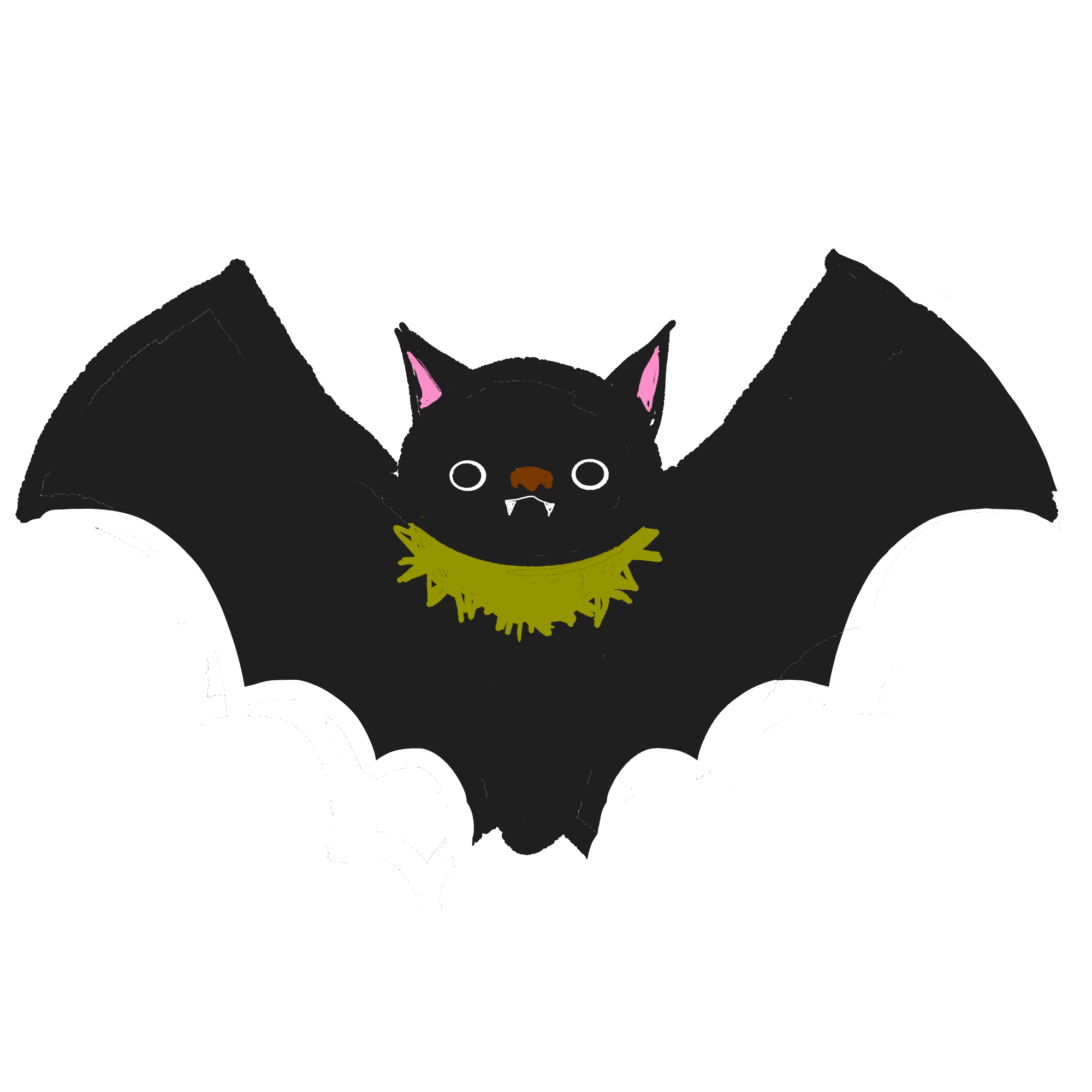 ハロウィン コウモリ イラスト詳細 3位