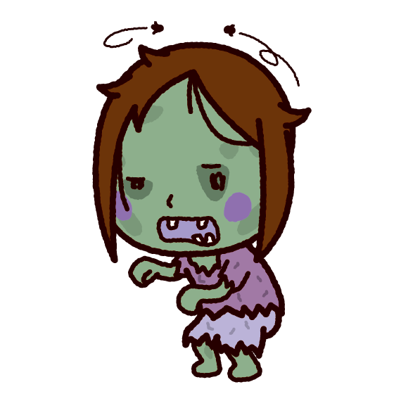 ハロウィン ゾンビ イラスト詳細 3位