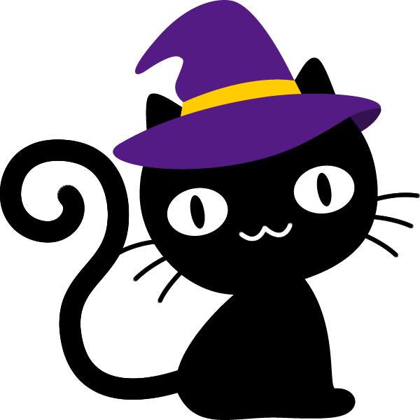 ハロウィン 猫 イラスト かわいい詳細 2位