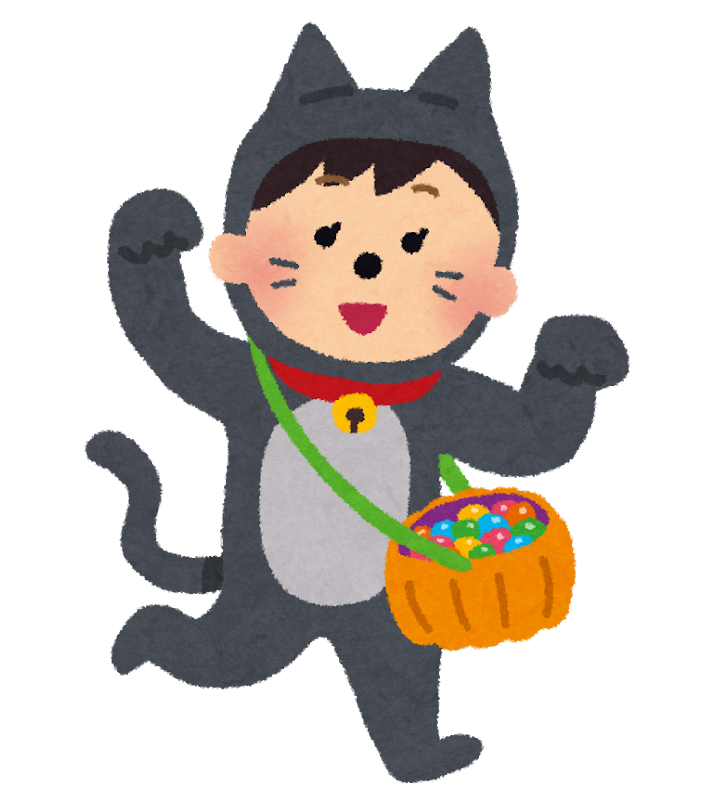 ハロウィン 猫 イラスト かわいい詳細 12位