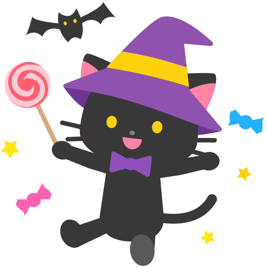 ハロウィン 猫 イラスト かわいい詳細 4位