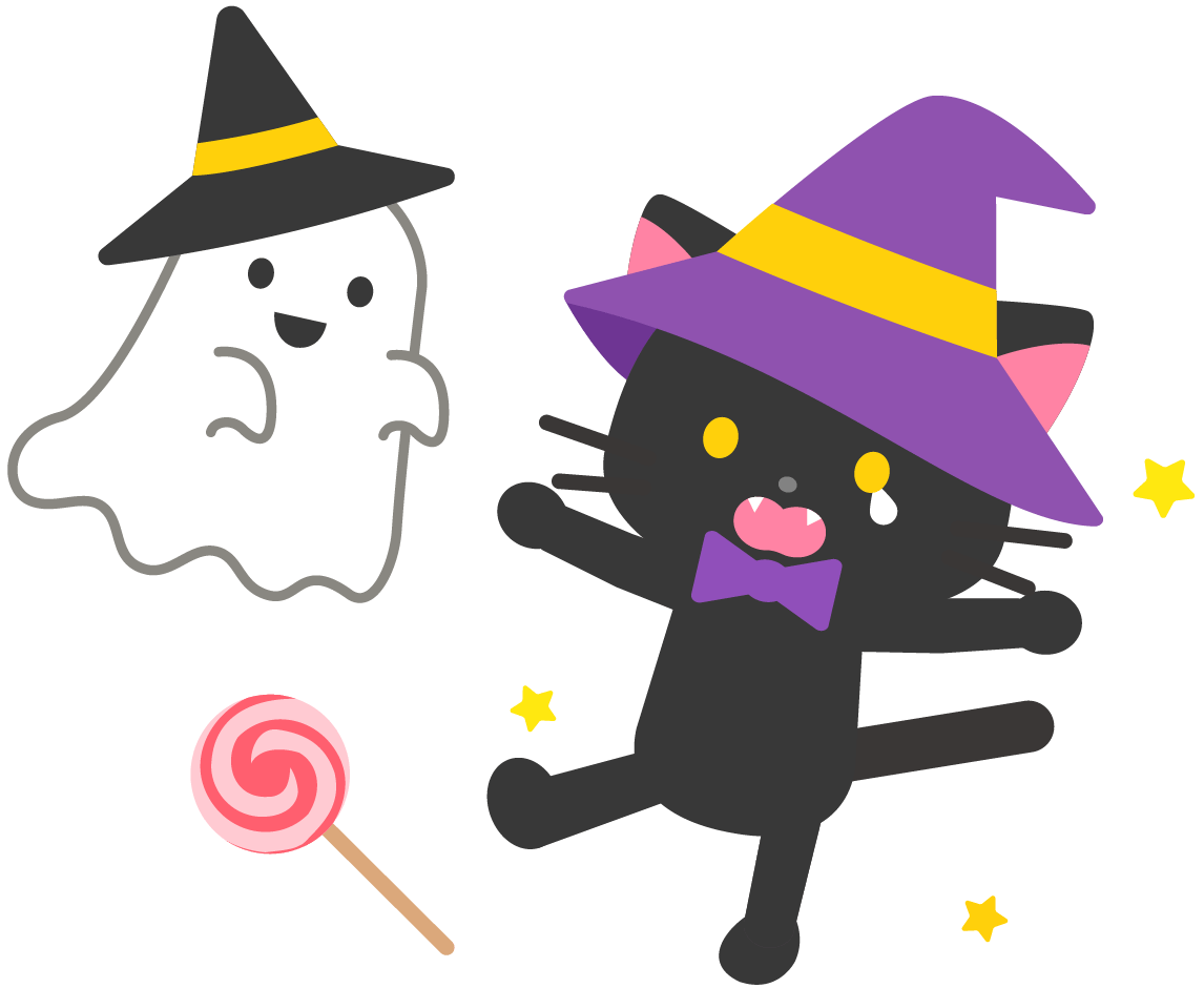 ハロウィン 猫 イラスト かわいい詳細 6位
