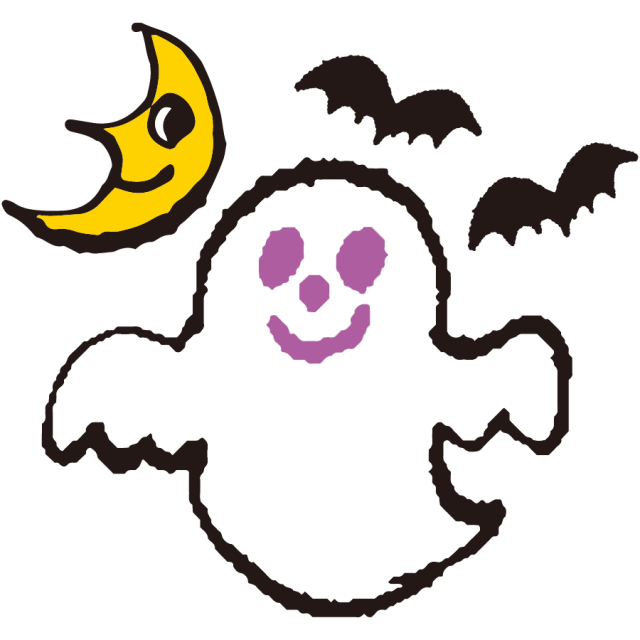 ハロウィーン お化け イラスト詳細 8位