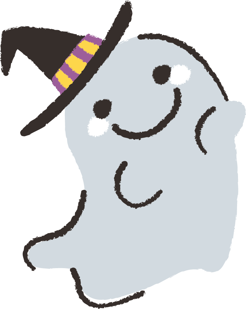 ハロウィーン お化け イラスト詳細 11位