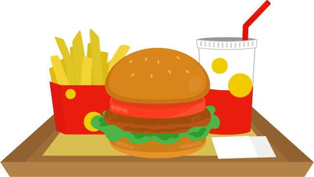 ハンバーガー フリー 素材詳細 12位