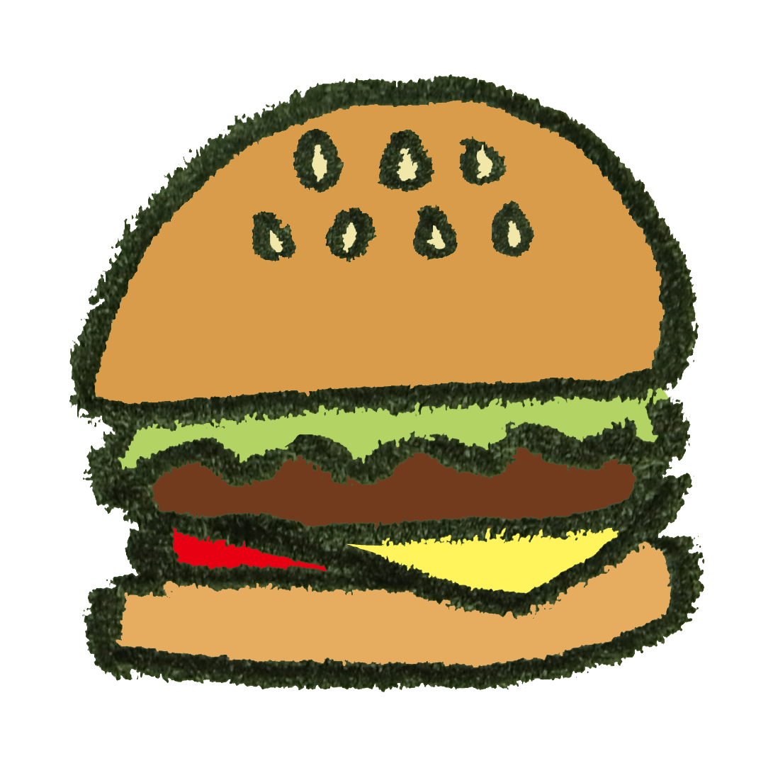 ハンバーガー フリー 素材詳細 13位
