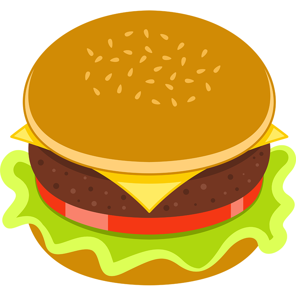ハンバーガー フリー 素材詳細 4位