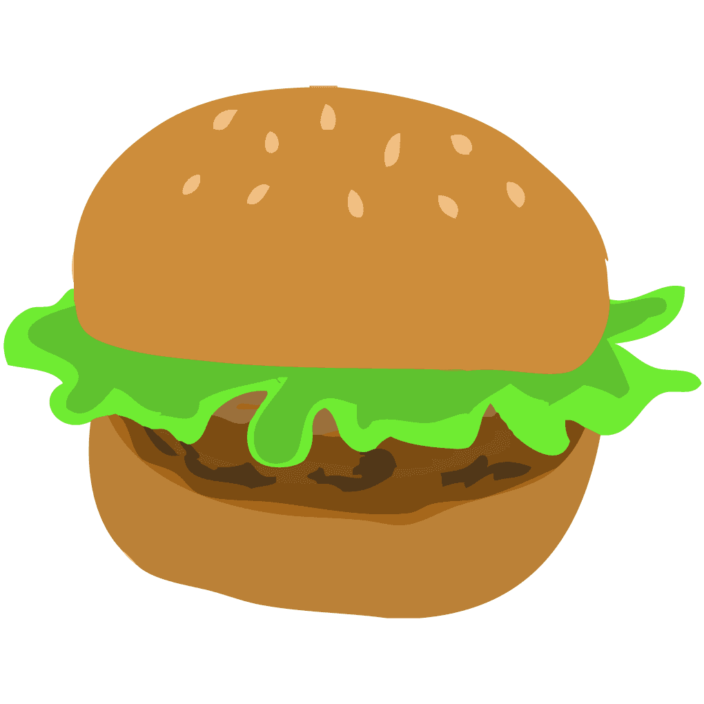 ハンバーガー 絵詳細 2位