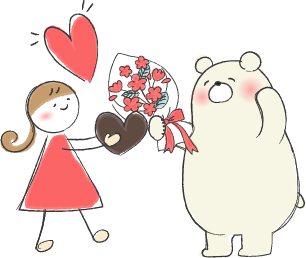バレンタイン イラスト かわいい 手書き詳細 4位
