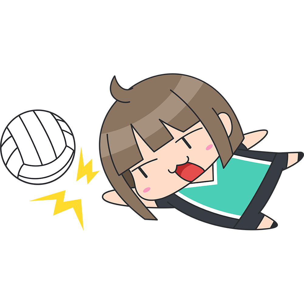 バレーボール 女子 イラスト詳細 10位