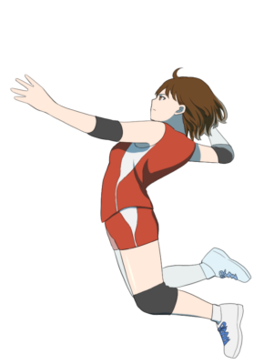 バレーボール 女子 イラスト詳細 3位