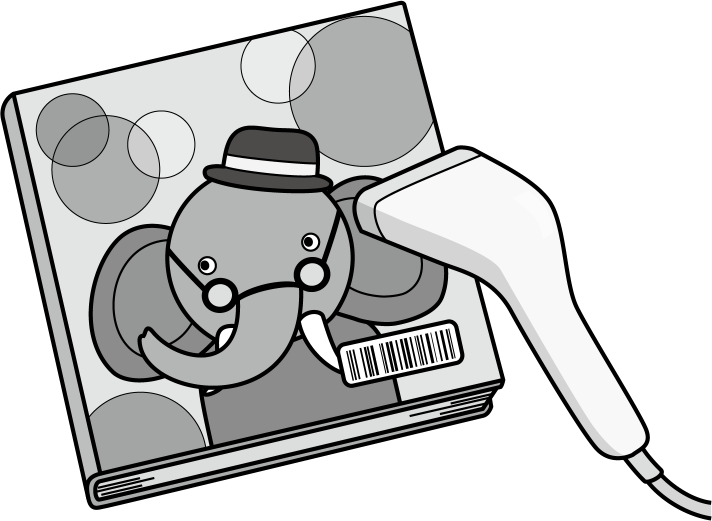 バー コード リーダー イラスト詳細 2位