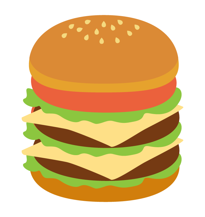 バーガー イラスト詳細 10位
