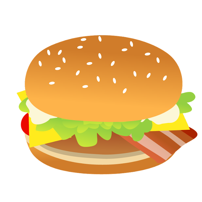 バーガー イラスト詳細 9位