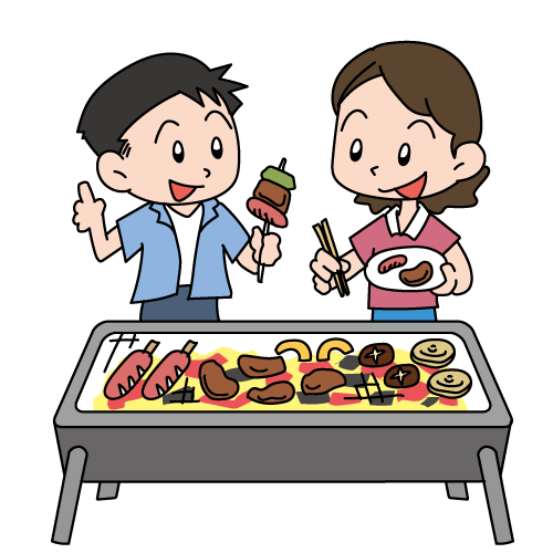バーベキュー 絵詳細 3位