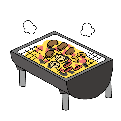 バーベキュー 絵詳細 4位