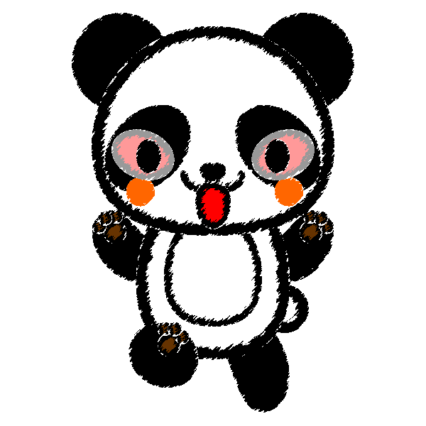 パンダ イラスト かわいい 手書き詳細 11位