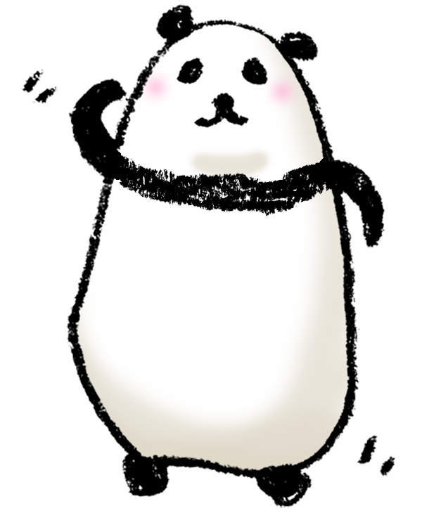 パンダ イラスト かわいい 手書き詳細 4位