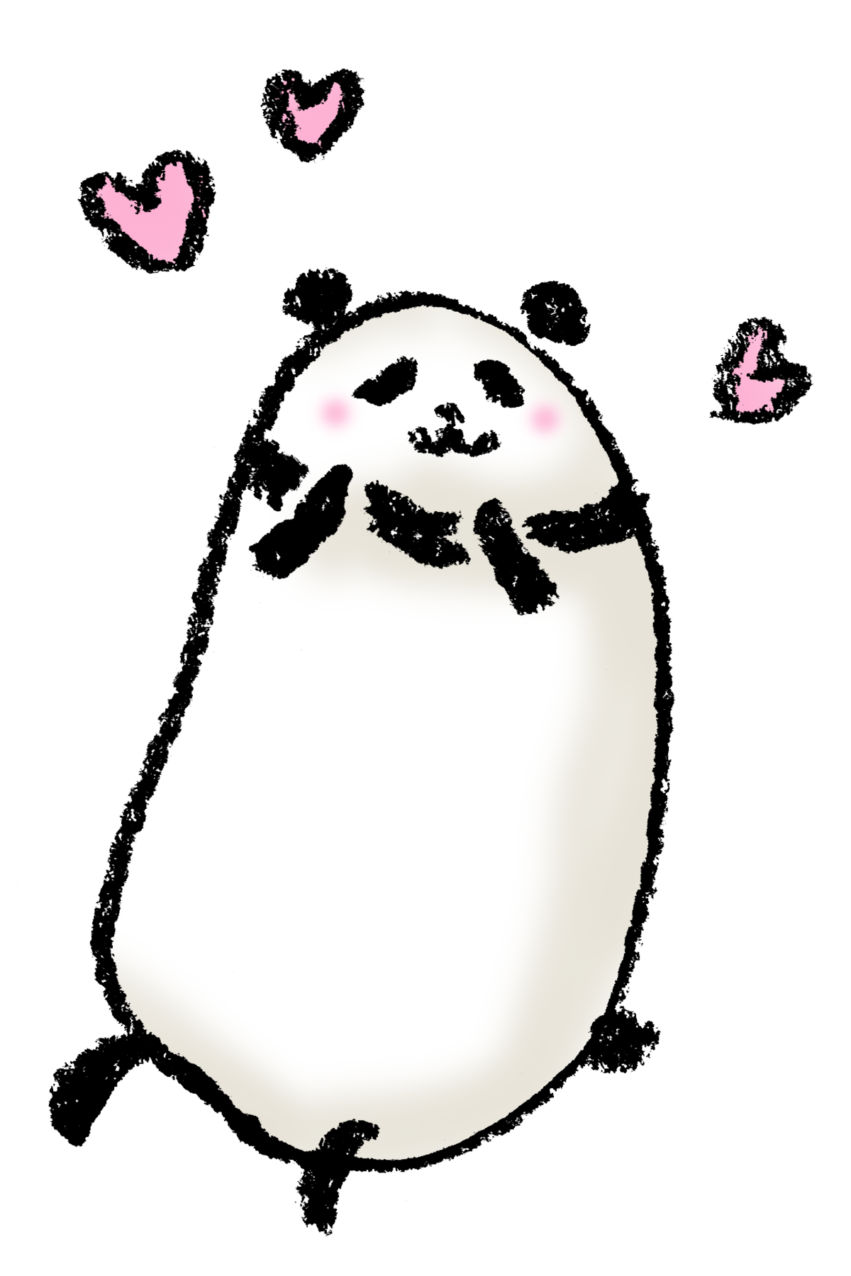 パンダ イラスト かわいい 手書き詳細 9位