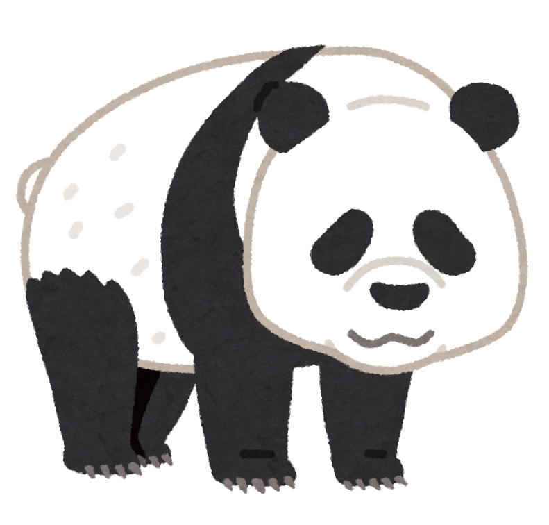パンダ イラスト 無料 かわいい詳細 5位
