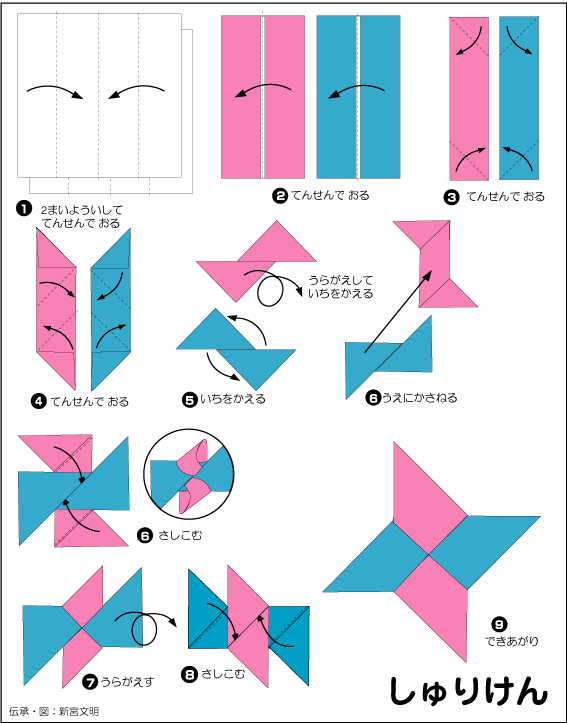 ヒトデ 折り紙詳細 13位