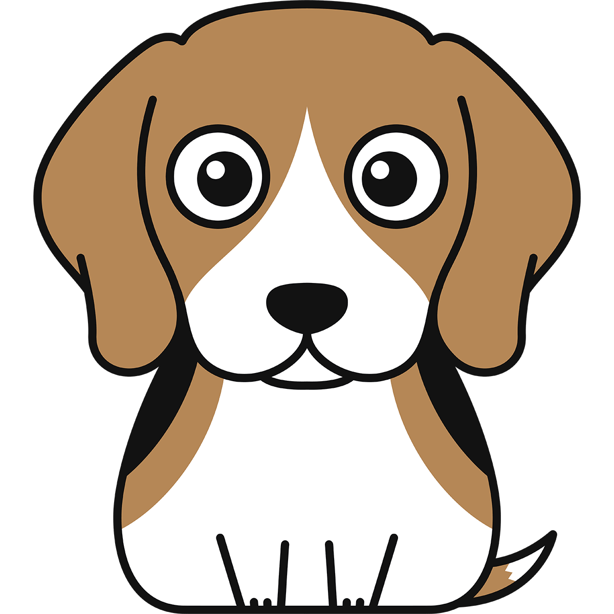 ビーグル 犬 イラスト詳細 7位