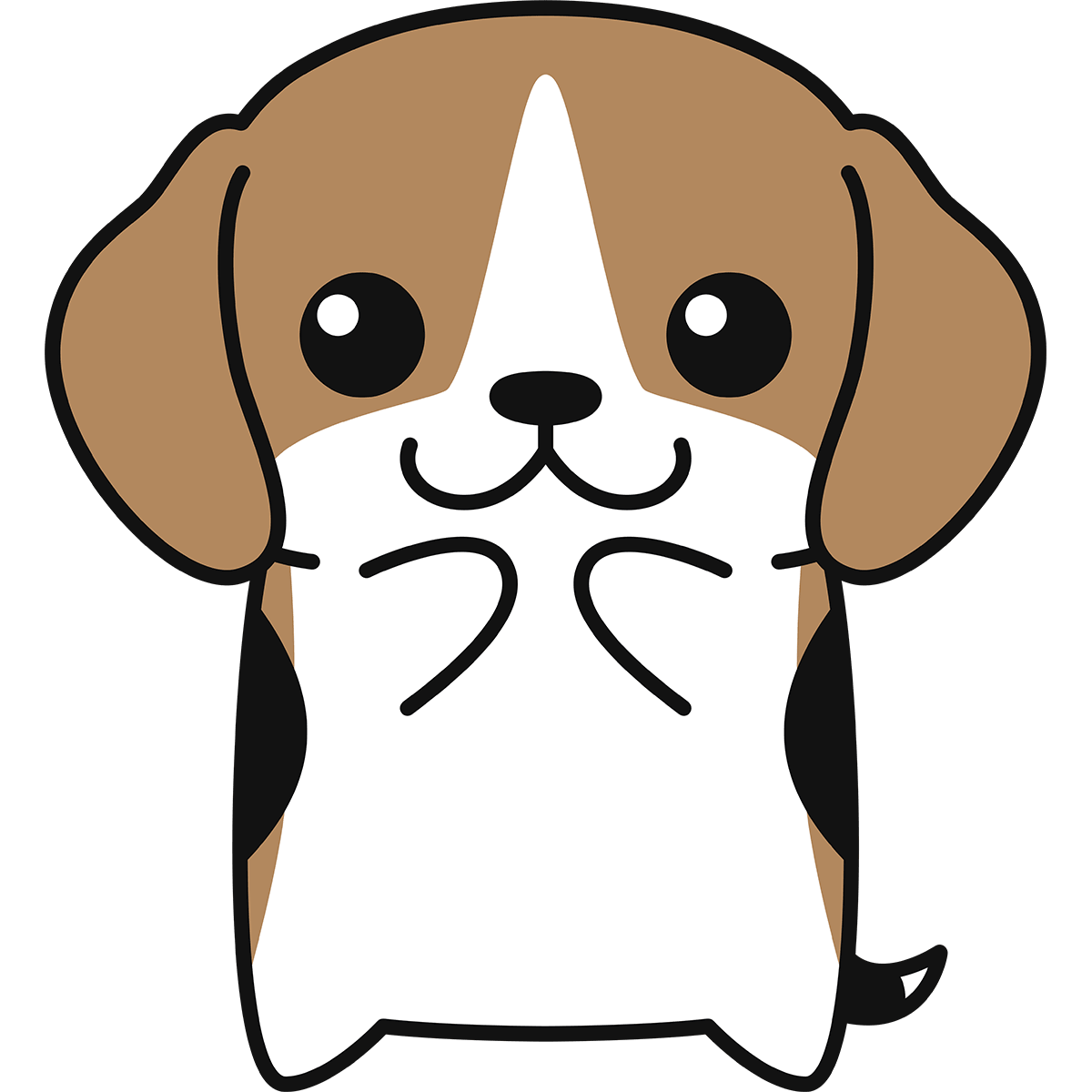 ビーグル 犬 イラスト詳細 9位