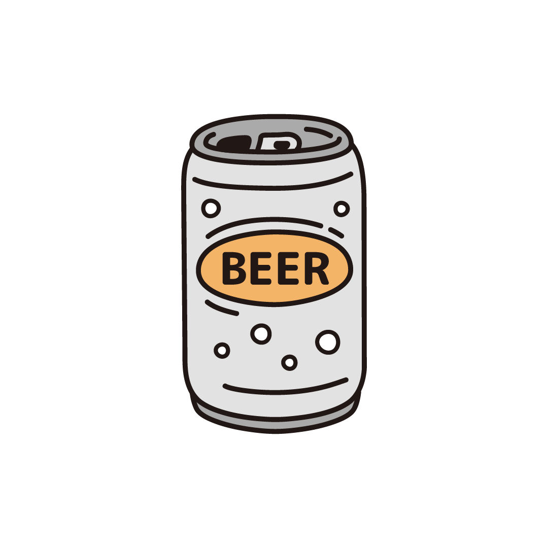 ビール 缶 イラスト詳細 7位