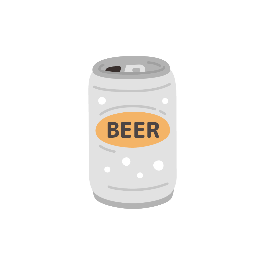 ビール 缶 イラスト詳細 8位