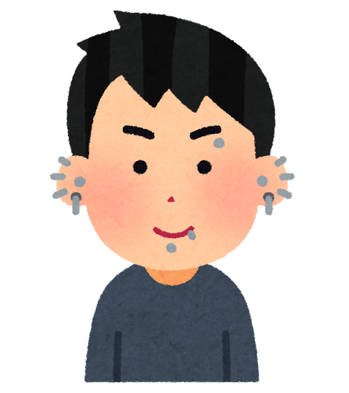 ピアス イラスト フリー詳細 2位