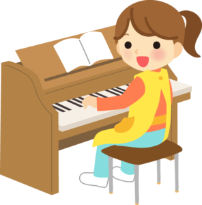 ピアノ を 弾い て いる イラスト詳細 9位