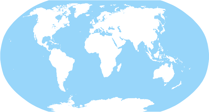 フリー 世界 地図詳細 3位