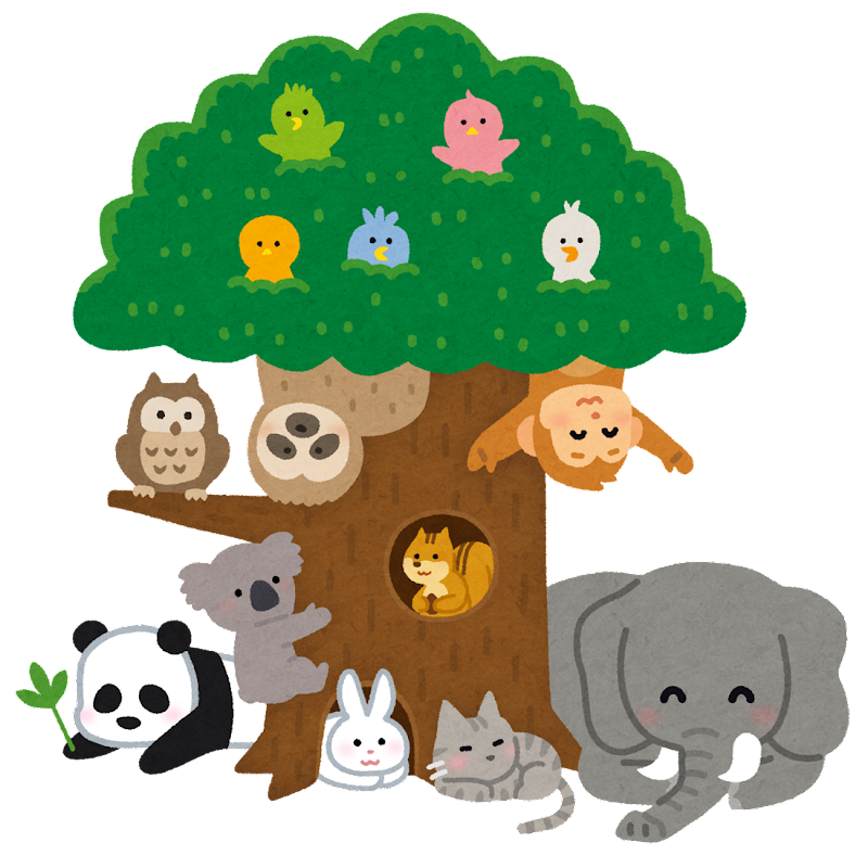 フリー 素材 イラスト 動物詳細 5位