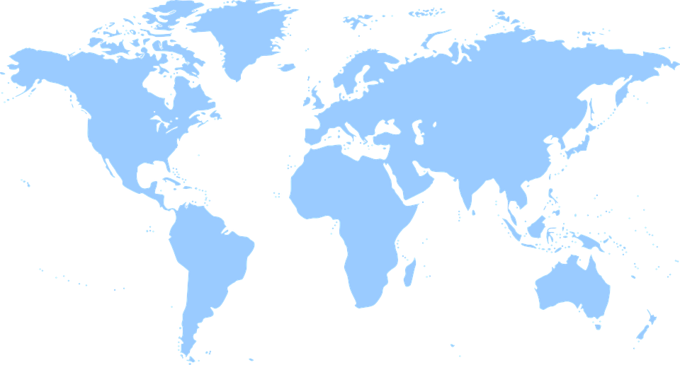 フリー 素材 世界 地図詳細 4位