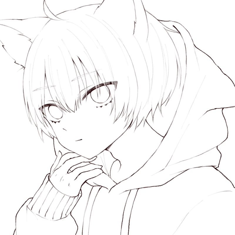 フリー 線画 男 - KibrisPDR