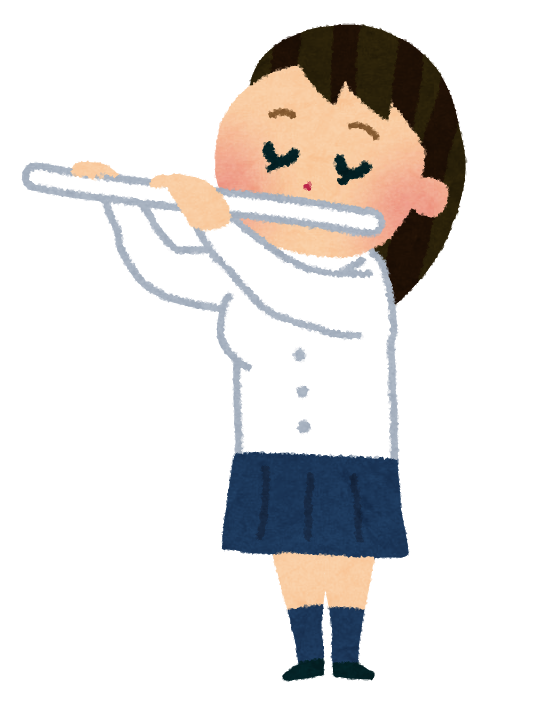 フルート イラスト 女の子 - KibrisPDR