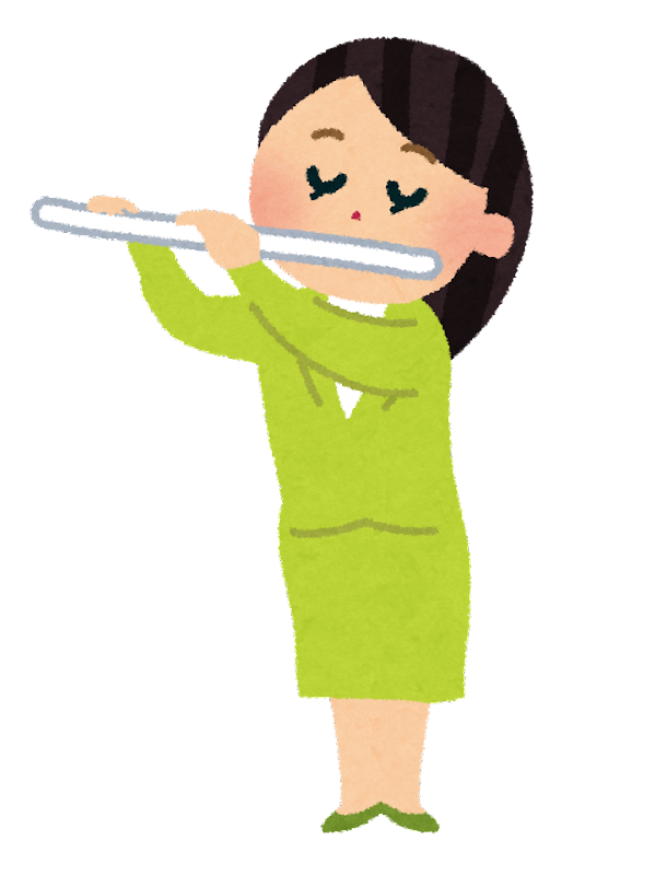 フルート イラスト 女の子詳細 3位