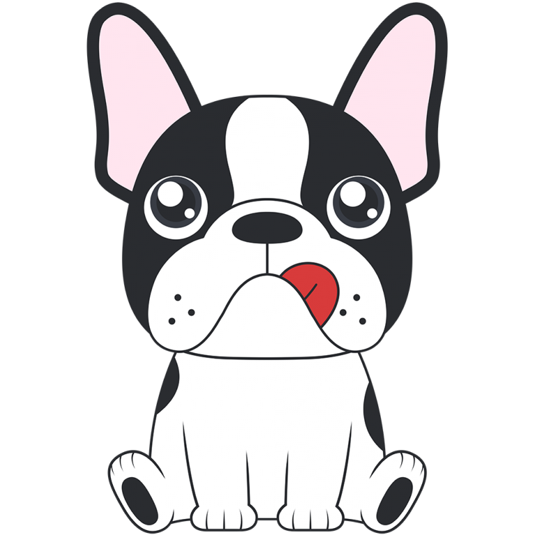 フレンチ ブルドッグ イラスト 無料詳細 2位