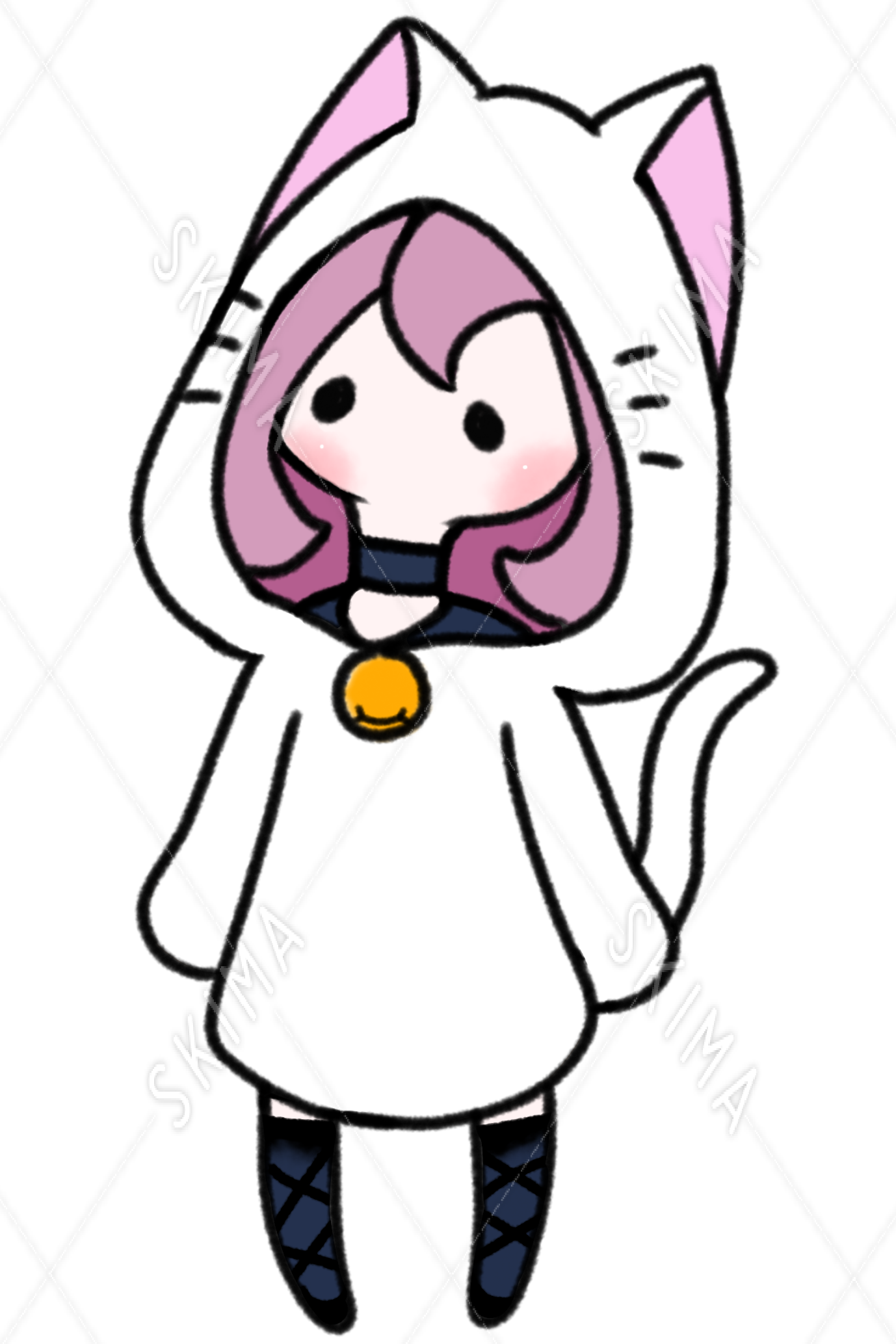 フード 女の子 イラスト詳細 3位