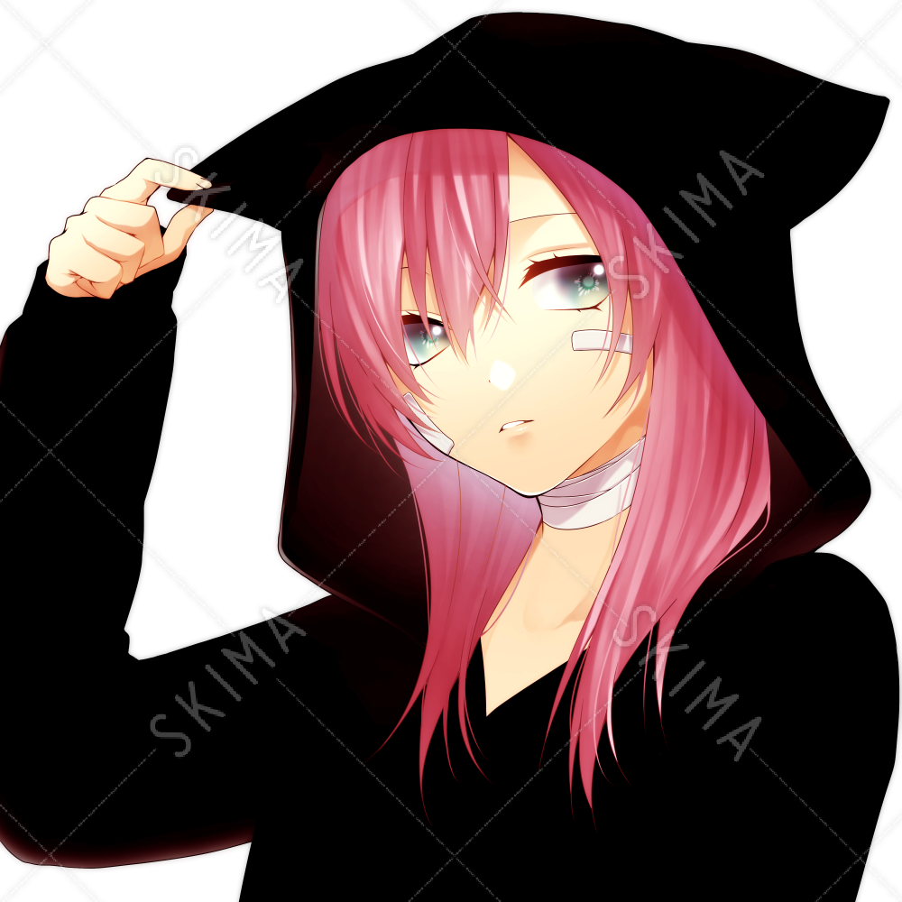 フード 女の子 イラスト詳細 6位