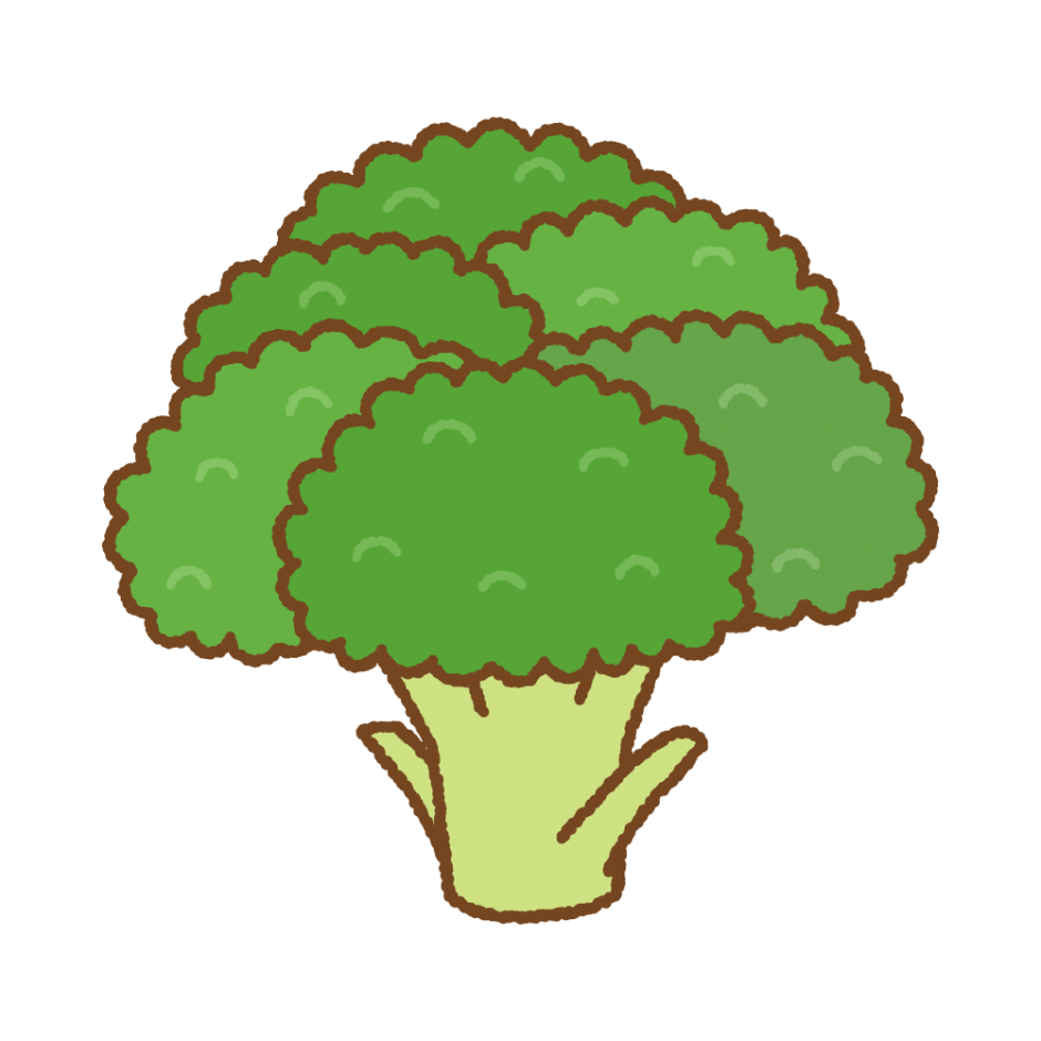ブロッコリー イラスト かわいい詳細 5位