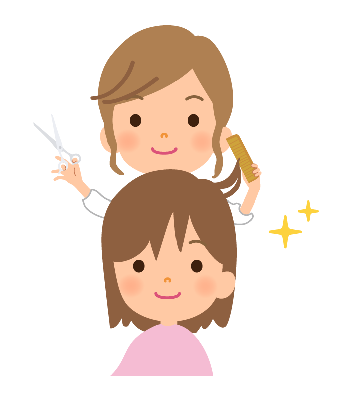 ヘア カット イラスト詳細 3位
