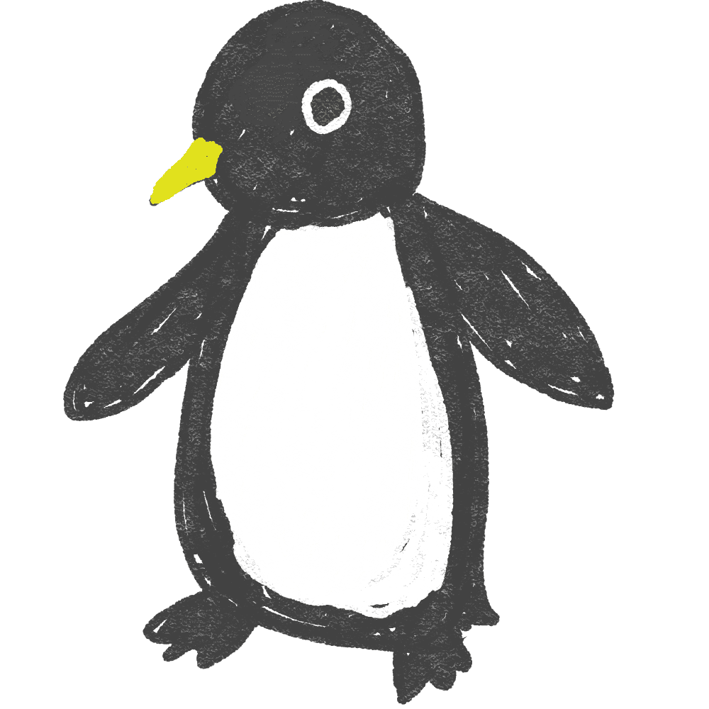 ペンギン イラスト 手書き詳細 2位