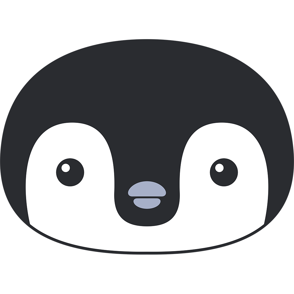 ペンギン イラスト 顔詳細 4位