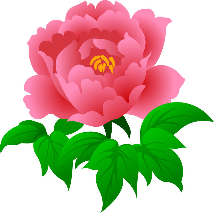 ボタン 花 イラスト詳細 7位