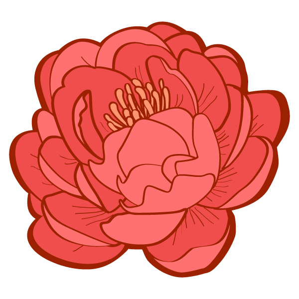 ボタン 花 イラスト - KibrisPDR